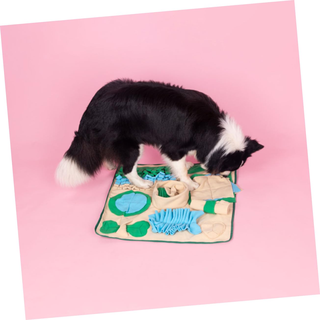 Hundespielmatte Schnüffelmatte für Haustiere Trainingsmatte für Welpen Futtersuchmatte Interaktives Langsames Fressen 1 Stück