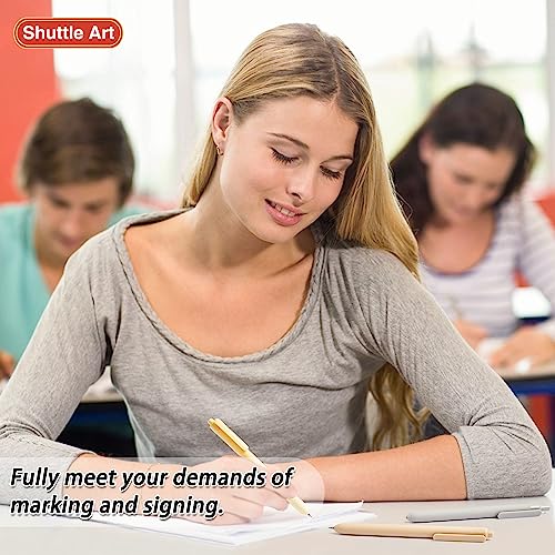 Shuttle Art Set di 22 penne gel retrattili nere da...