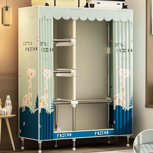 Armoire en tissu B-108x45x172 cm penderie pliable - 3