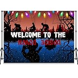 QICAIYUN 7x5ft Horror Forest...