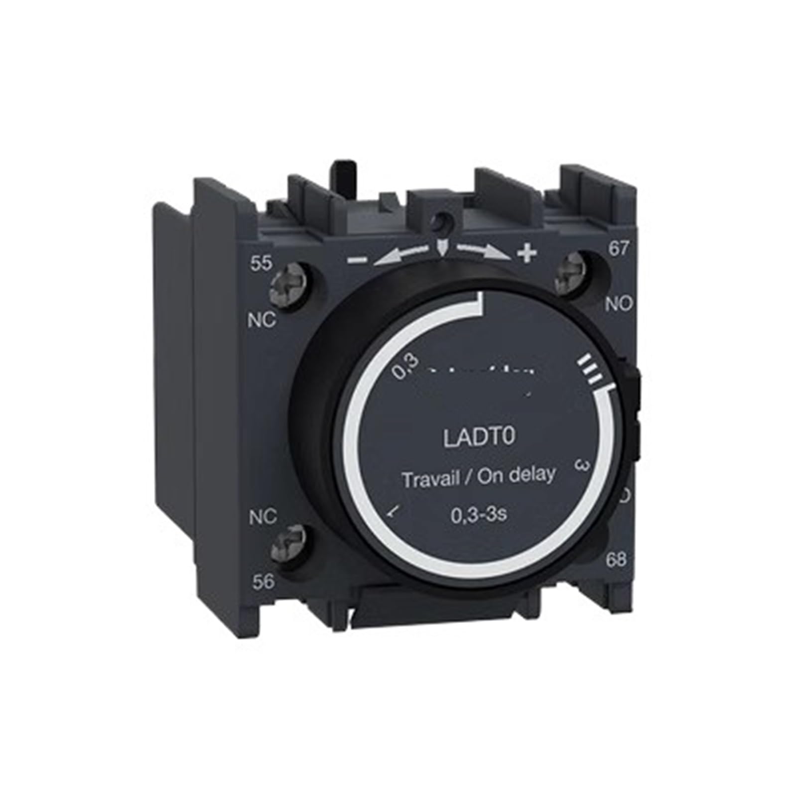 Bloc temporisateur LADT0 avec délai de mise sous tension réglable 0.1-3S