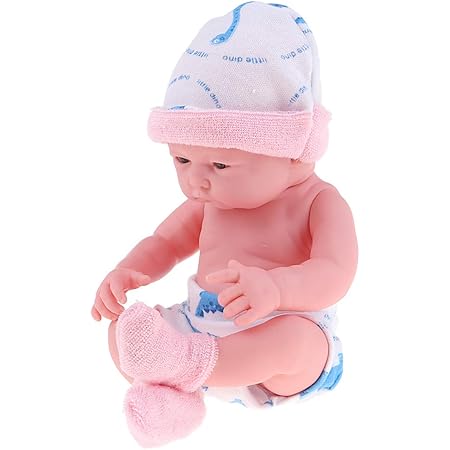 D Dolity 25cm Realistische Madchen Baby Puppe Vinyl Babypuppe Im Kleidung Funktionspuppe Spielzeug Fur Training Von Mutterschaft Matron Und Werdende Mutter Rosa Amazon De Spielzeug