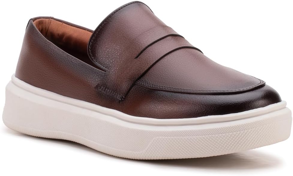 Sapato Loafer Masculino Mocassim Couro Casual Comfort Luxo