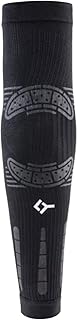 FLOKY No Strain 2pcs Manguito Deporte Biomecánico Tenis, Padel, Baloncesto Reduce las Vibraciones, Apoya el Codera y el antebrazo, estabiliza tendones y músculos, Negro , L/XL