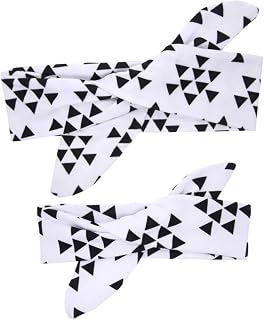 TOYANDONA Laços De Cabelo Infantil Faixas De Cabeça De Bebê Kit De Impressão De Bebê Faixa De Cabeça De Bebê Faixa De Cabelo Infantil Faixa De Cabelo De Duas Peças Terno Lenço Orelhas De