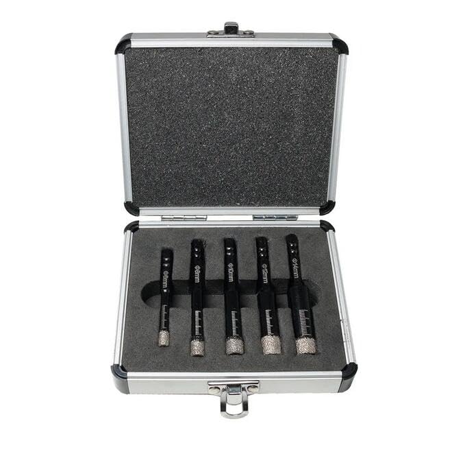 Set de 5 Brocas para Azulejos con Mango Hexagonal miniatura 1