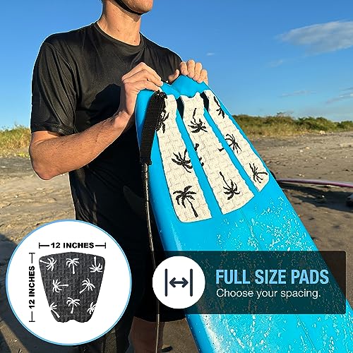 image for Ho Stevie! Premium Surfboard Traction Pad [Choose Color] 3 Piece, Full