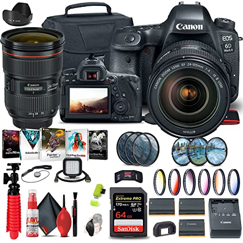 Canon EOS 6D Mark II Cámara DSLR con Lentes y Accesorios miniatura 1