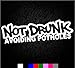 Not Drunk Avoiding Potholes sticker Funny JDM Drift Honda lowered car window (5.5" inch)