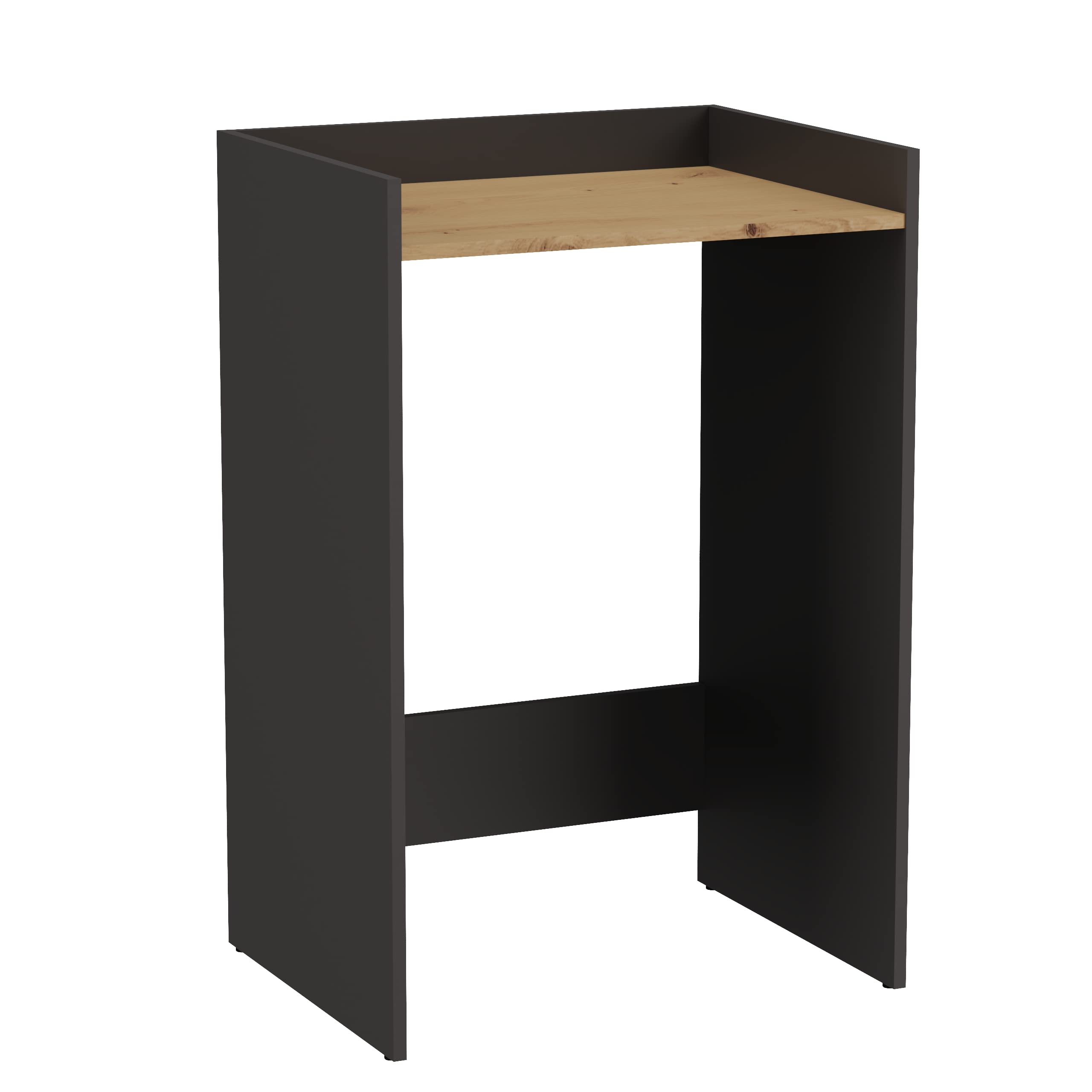 CDF COMO - Bathroom Storage Cabinet for Washing Machine - Freestanding Bathroom Unit with Shelf - Space-Saving Laundry Room Organizer - 64 x 50 x 97.5 cm