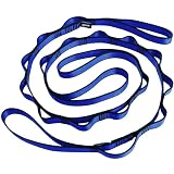 Daisy Chain, Verstellbare Nylon strap, Geeignet für Outdoor-Aktivitäten und Yoga-Schaukeln (Blau)