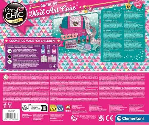 Kit completo de manicura infantil 18206 con bolso transformable en mesa de unas 3