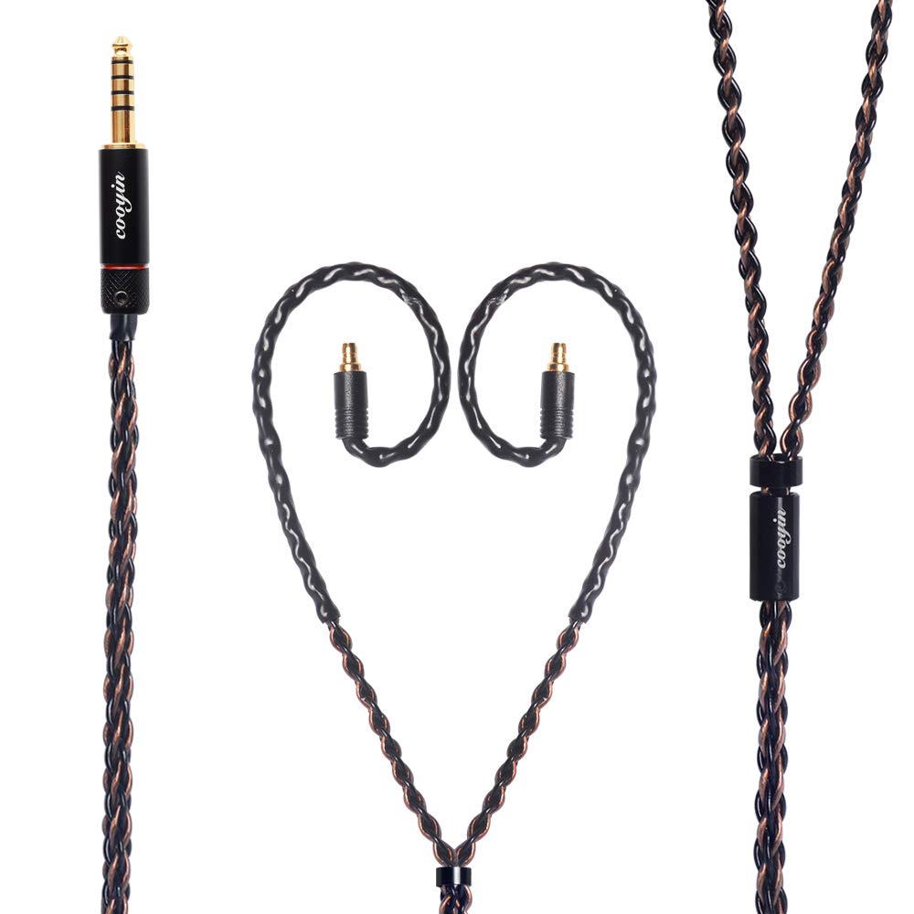 Amazon | cooyin リケーブル イヤホン ケーブル OCC 8芯 単結晶銅と銀  