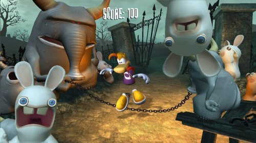 Image of Rayman Raving Rabbids - Xbox 360 (Renewed)
