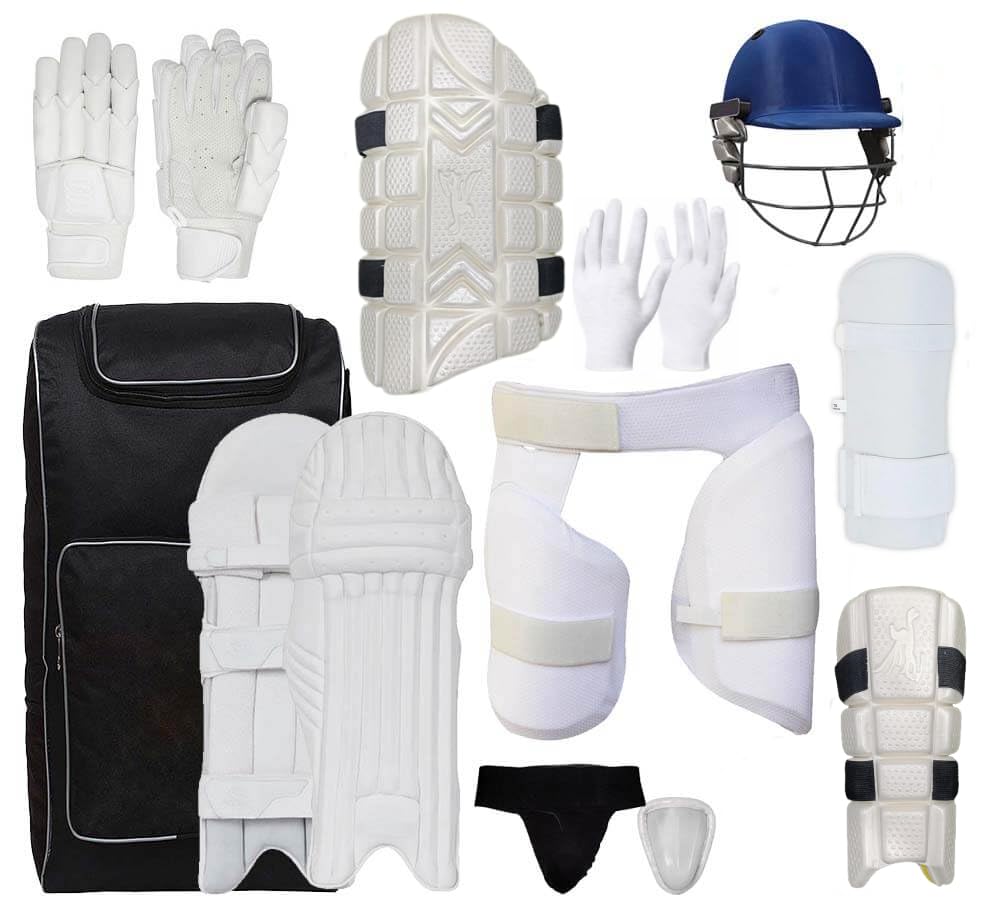 Kalindri Cricket Player Protection Kit - Safety Accessories Without Bat