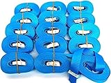 10x Spanngurt 6 Meter 250kg Zurrgurt Spangurte mit Klemmschloss Schnellspannung Farbe: blau, iapyx®