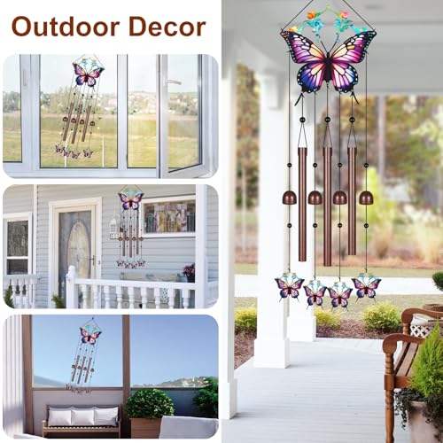 Wind Chimes for Outside,Metal Windchimes with S Hook with Playful Design Wind Chime Garden Decor - Image 6