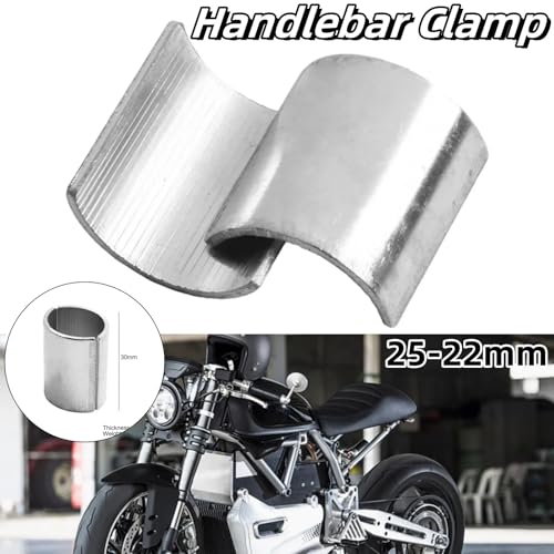 Abrazaderas espaciadoras de dirección de aluminio mecanizado de moto 2