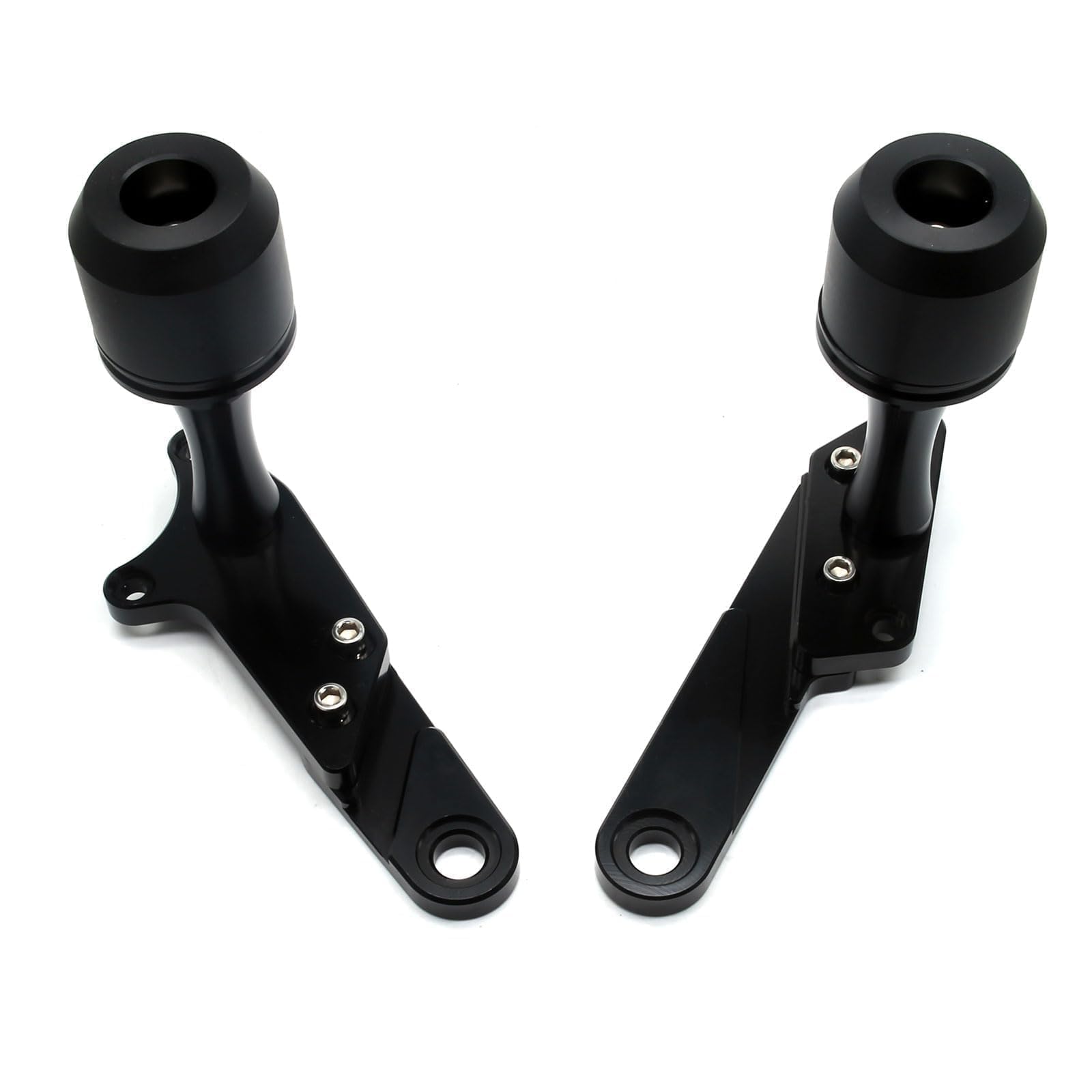 MZS Motorcycle Frame Sliders, Compatible with CBR500R CB500X CB500F 2019-2024 CNC Aluminum Falling Crash Protector Engine Crash Pad Accessories No Cut Kits Black