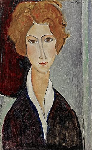 Portrait de femme par Modigliani, une affiche toile qui éveille l'âme
