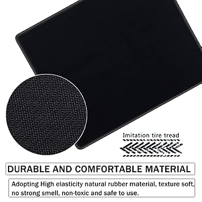 SaiTech IT 10 Pack 2mm Mouse Pad with Stitched Edges Non-Slip Rubber Base, Premium-Textured and Waterproof Mousepads Bulk, Mouse Pad for Computers, Laptop, Office & Home, 8.66 x 7.1 inch