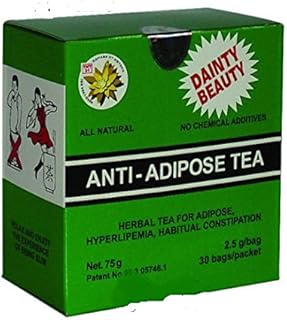 Dainty Beauty Anti-Adipos-Tee, Gewichtsverlust, entgiftend, abführend, grün, 30 Stück (1 Stück)