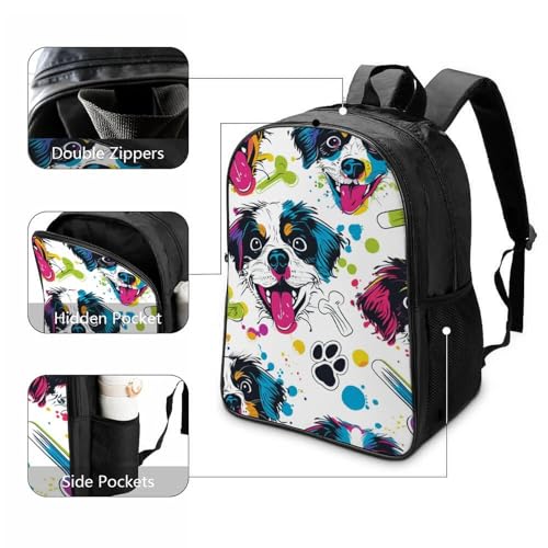 Mochila impermeable para niñas gran capacidad escolar con colgantes diseño kawaii moderno 3
