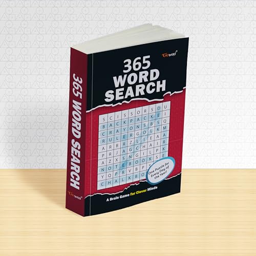 Image of 365 Word Search :- Word search puzzle book, 365 word search puzzle book, educational word search puzzle book, word hunt fun activity book, interactive wordserach activity book