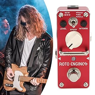 Pédale de simulateur de haut-parleur rotatif, Rouge 3 Modes d’effets Pédales d’effets pour guitares Sortie 100 Ohms… - Les Beatles, Paul McCartney, John Lennon, RIngo Starr, George Harrison Pédale de simulateur de haut-parleur rotatif, Rouge 3 Modes d'effets Pédales d'effets pour guitares Sortie 100 Ohms… – Image 5