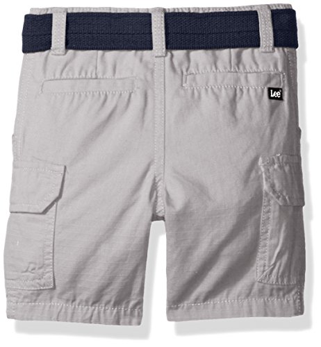 Short cargo garçon avec ceinture en tissu ripstop résistant