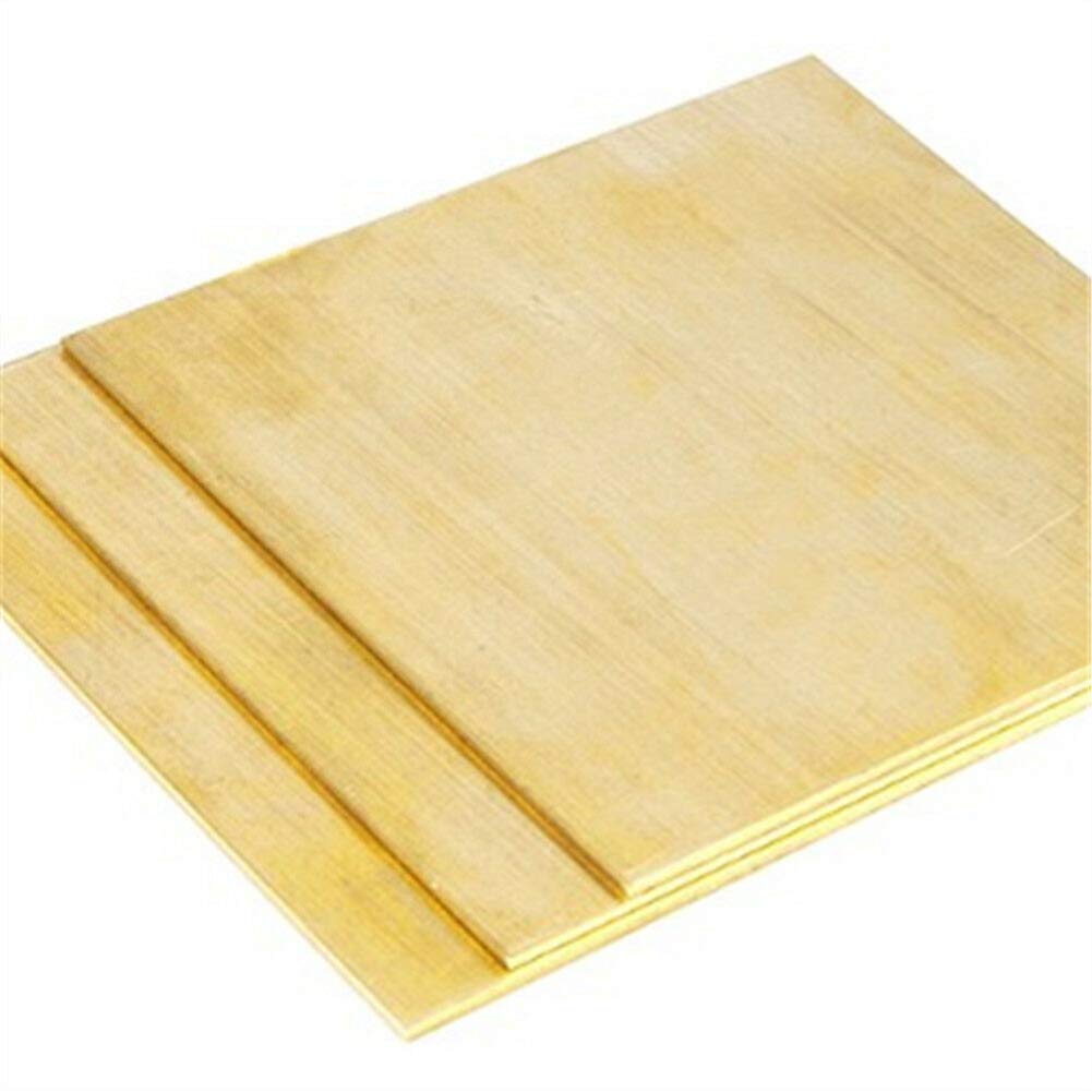 Kupferblech, 99,9% Kupferblech, Rohstoffe für Schmuck, Kunsthandwerk, Reparaturen, Emaillieren (200 x 200 x 2,5 mm), 5 Blatt/5 Blatt