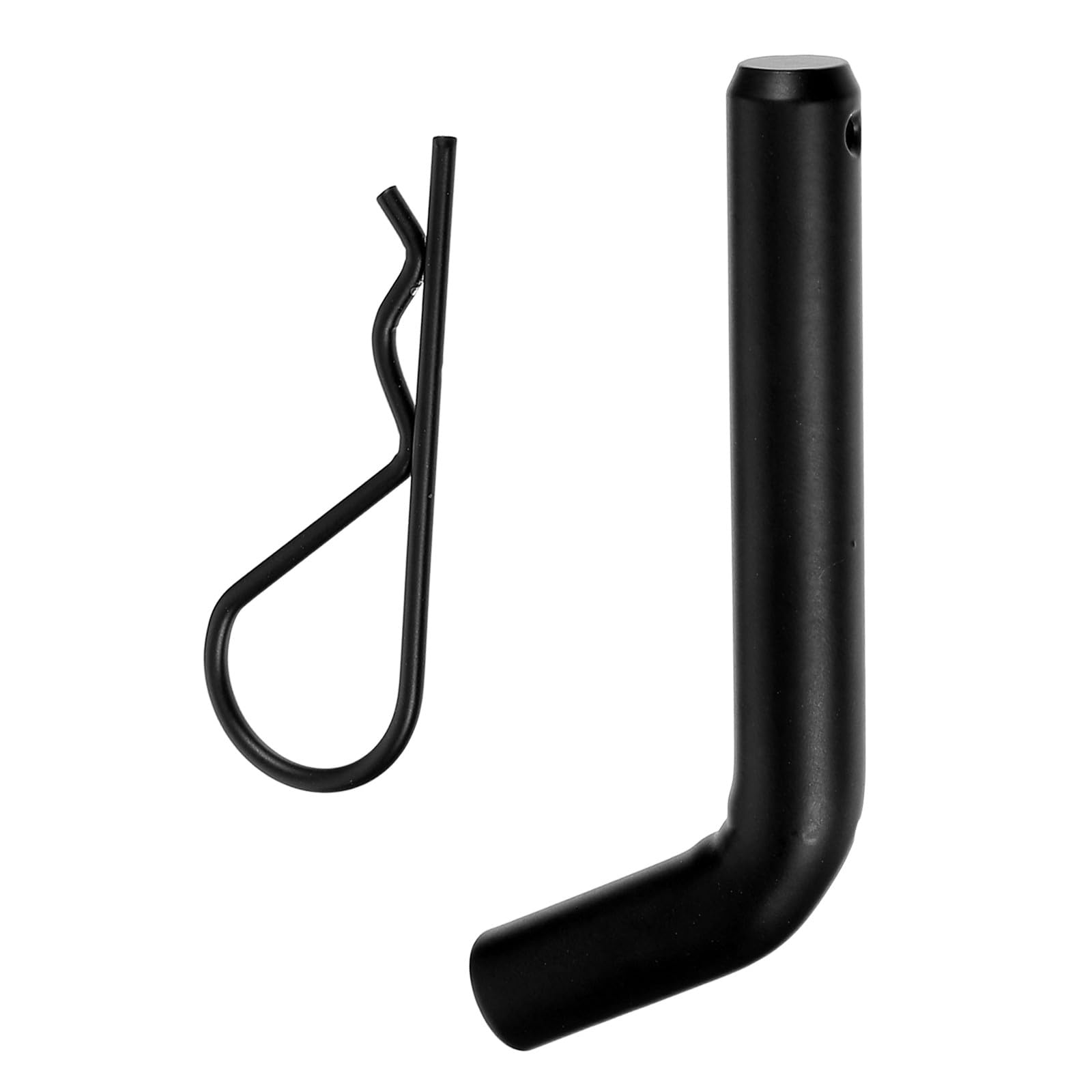 Pasador de Bloqueo de Enganche de Remolque 5/8 Pulgadas de Hierro Negro Flexible y Seguro para Accesorios de Remolque 2 Piezas Profesionales