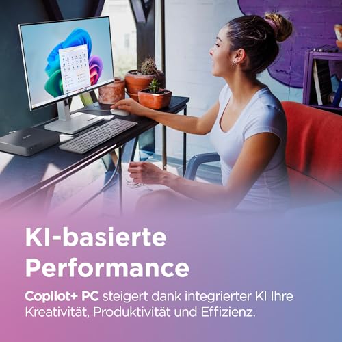 Lenovo IdeaCentre Mini x Desktop-PC | Copilot+ PC | Snapdragon X X1-26-100 | 32GB RAM | 1TB SSD | Qualcomm Adreno Grafik | Windows 11 | Luna Grau | 1L | 3 Monate Premium Care