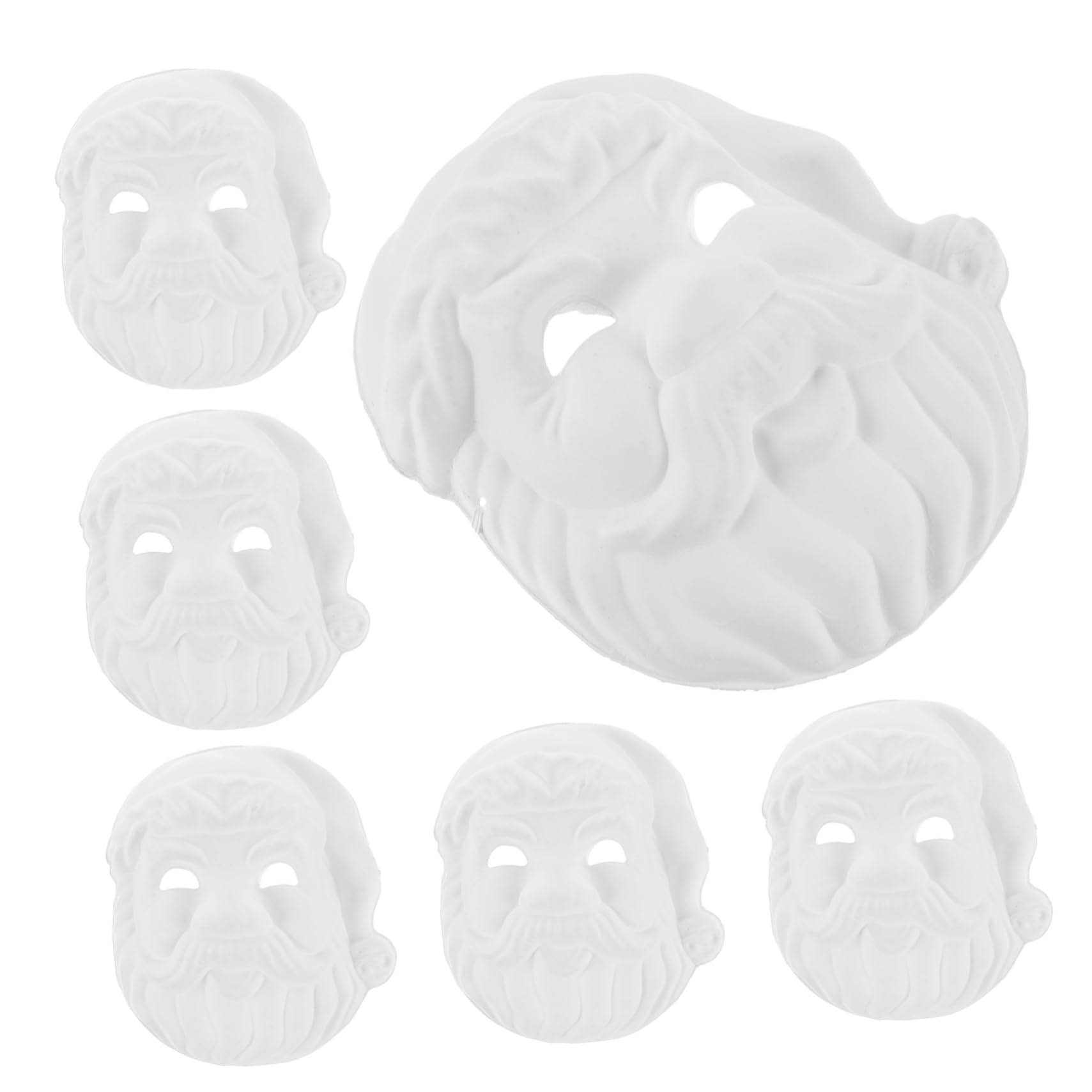 ibasenice 30pezzi Maschere Vuote Santa Claus Per Maschere Per e Cosplay Accessori Per e
