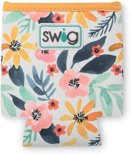 Miniatura 10 de Swig Life Enfriador de latas estándar + botellas, funda aislante de neopreno con bolsillo para tarjeta de crédito, para latas o botellas de tamaño