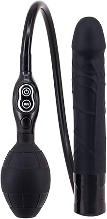 Seven Creations Inflatable Vibrator Black 280 ml
