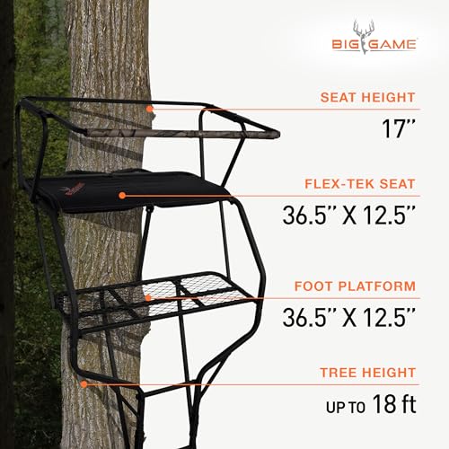 Big Game BGM-LS4860 Guardian 18' Deer Hunting Climbing Tree Stand thumb #2