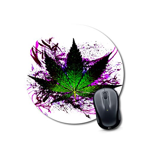 Anuman007 mouse pad 10 pack weed pipe Mouse pad Round Mouse Pad for