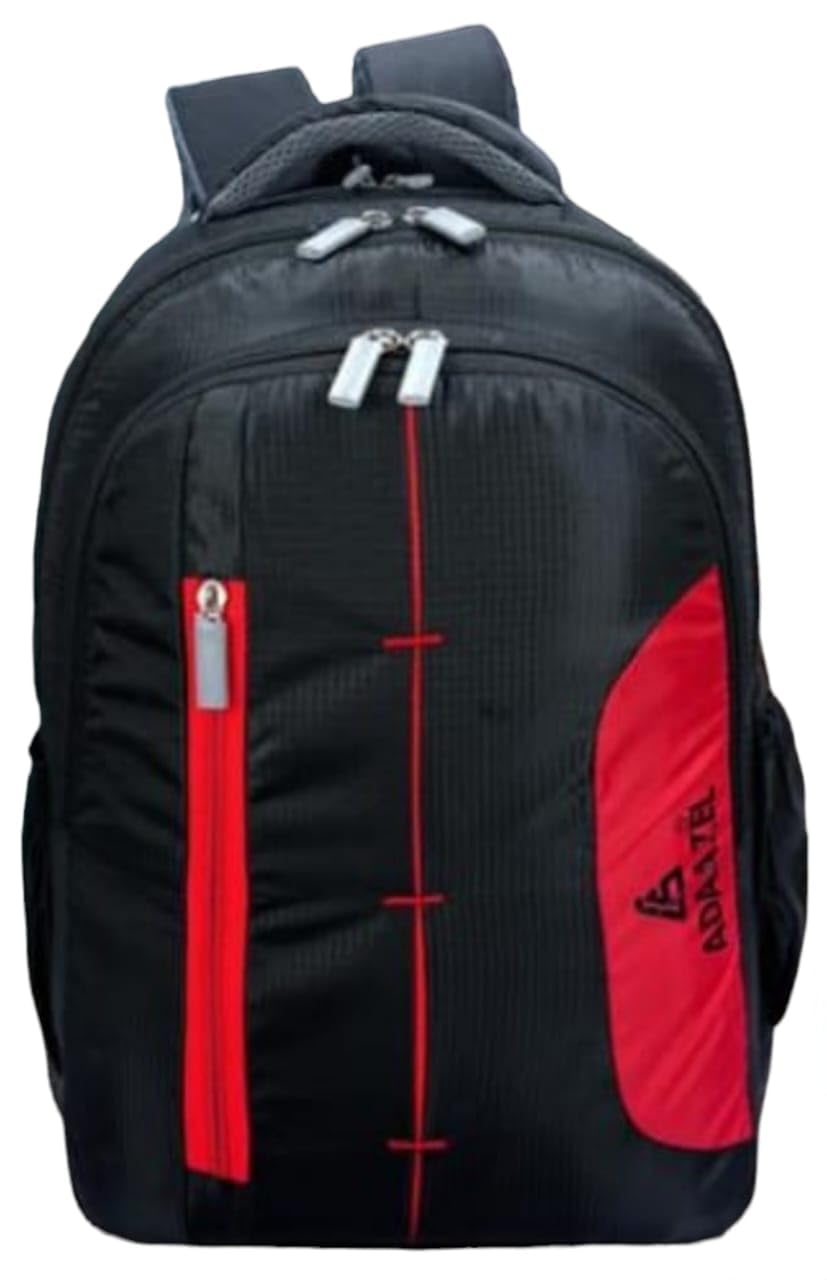 ADAAZEL Medium 45 L SD New Black RED Durable Fancy Modern Unisex School Bags ofice Bags Travel Laptop Bags Backpacks Black red Pack of 1 Piece (B0CKNC79F7) Amazon Price History, Amazon Price Tracker