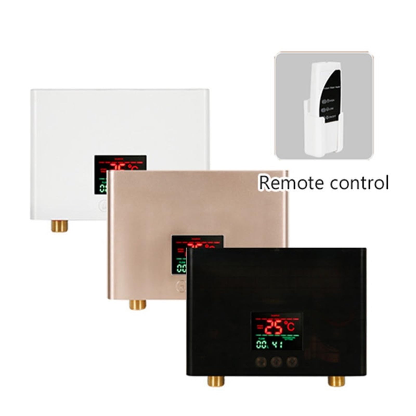 Elektryczny podgrzewacz wody przepływowy, Natychmiastowy Podgrzewacz Wody 3KW/5,5KW Szybkie Nagrzewanie Inteligentna Konwersja Częstotliwości Stała Temperatura Zdalne Sterowanie Podgrzewacz Wody do pr