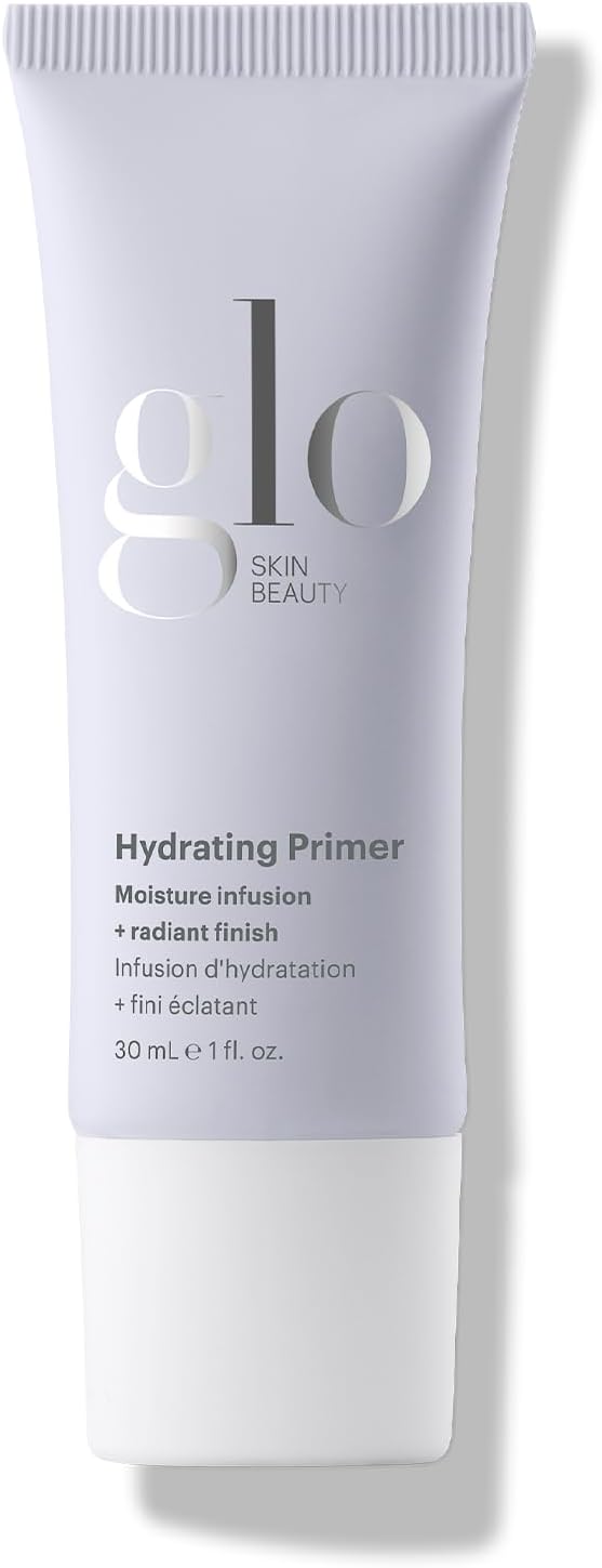 Glo Skin Beauty Hydrating Primer with Hyaluronic Acid - Replenish Moisture and Plump Skin for Smoother Makeup Application, for Dry + Dehydrated Skin, Dewy Finish