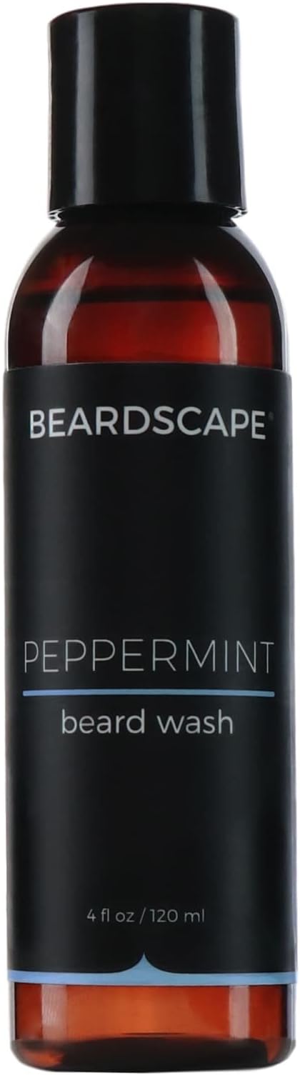 Beardscape Beard Wash - Peppermint, 4oz