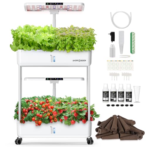Ahopegarden Hydroponics Growing System Indoor Garden,...