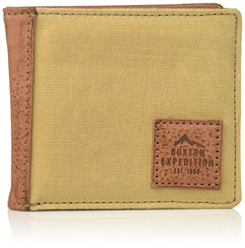 Buxton Men's Expedition II Huntington Canvas RFID Blocking Slimfold