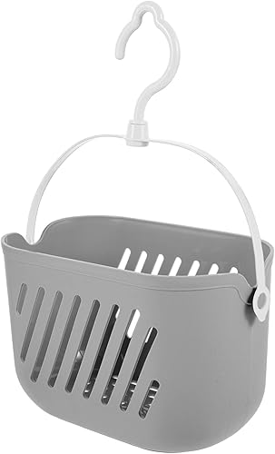 Ipetboom Cesta de almacenamiento de plástico para colgar, cesta de ducha, organizador de lavandería, contenedor para organizar baño, cocina,