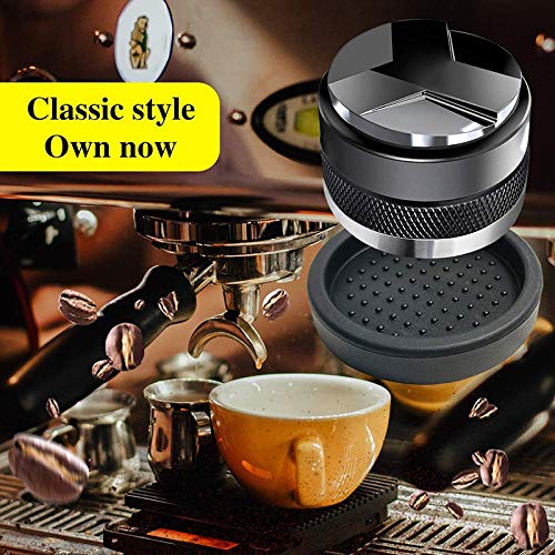 SNOWINSPRING - Dispensador de café y pilón 51 mm, 51 mm para portafiltro Dedica con alfombrilla de silicona y… - Imagen 5