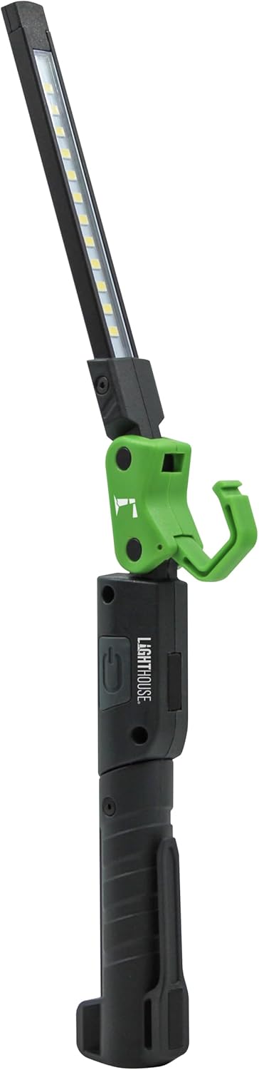 Lighthouse - L/HT40FR - Rechargeable Slim Folding Inspection Wand Work Light Torch - 400Lm, Grey
