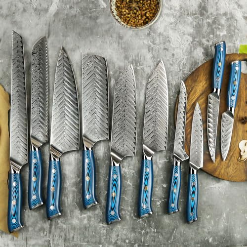 Set Cuchillos Cocina 11 Piezas Acero Aleado miniatura 3