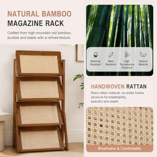 Organizador vertical de madera maciza de 5 niveles para vestíbulo residencial 5
