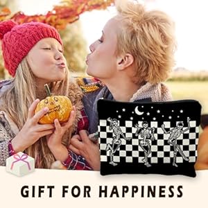 Spookygiftsforwomengothmakeupbagcosmeticpouchgothicgiftsforwomenhorrorgiftsforwomenspookydancingskeletonmakeupbagpouchhalloweenmakeupbag Urban Country Home Decor Spooky gifts for women goth makeup bag cosmetic pouch gothic gifts for women horror gifts for women spooky dancing skeleton makeup bag pouch halloween makeup bag urban country home decor